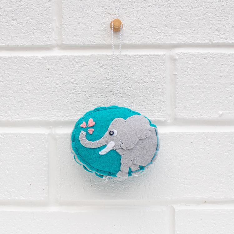 Elephant Ornament | Modern as Folk